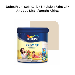 Dulux Promise Interior Emulsion Paint 1L - Antique Linen/Gentle Africa
