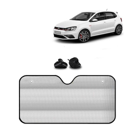 KINGSWAY® Car Window Foil Curtain Sticky Sun Shade Compatible with Hyundai Santa F