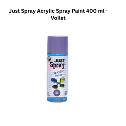 Just Spray Acrylic Spray Paint 400ml - Violet