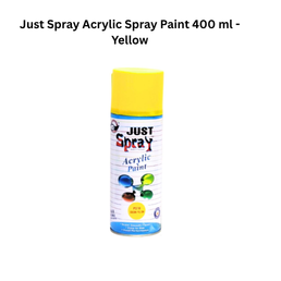 Just Spray Acrylic Spray Paint 400ml - Yellow