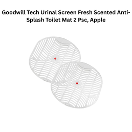 Goodwill Tech Urinal Screen Fresh Scented Anti-Splash Toilet Mat 2 Psc, Apple