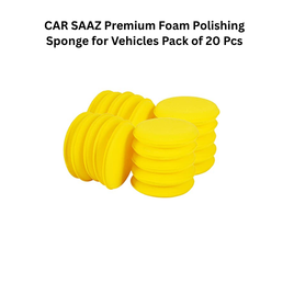 CAR SAAZ Premium Foam Polishing Sponge for Vehicles Pack of 20 Pcs