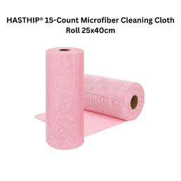 HASTHIP® 15-Count Microfiber Cleaning Cloth Roll 25x40cm