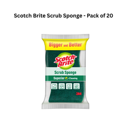 Scotch Brite Scrub Sponge - Pack of 20
