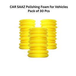 CAR SAAZ Polishing Foam for Vehicles Pack of 30 Pcs
