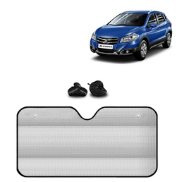 KINGSWAY® Car Window Foil Curtain Sticky Sun Shade Compatible with Ford Endeavour