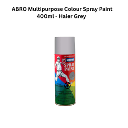 ABRO Multipurpose Colour Spray Paint 400ml - Haier Grey