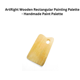 Wooden Rectangular Painting Palette - Handmade Paint Palette