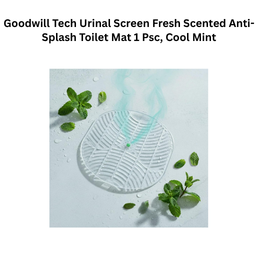 Goodwill Tech Urinal Screen Fresh Scented Anti-Splash Toilet Mat 1 Psc, Cool Mint