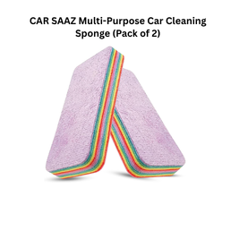 CAR SAAZ Multi-Purpose Car Cleaning Sponge (Pack of 2)