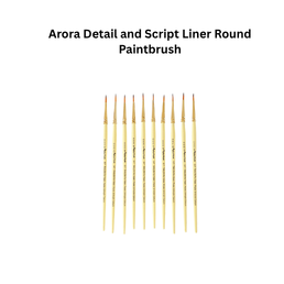 Arora Detail and Script Liner Round Paintbrush