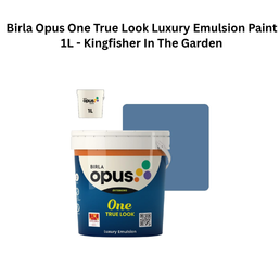 Birla Opus One True Look Luxury Emulsion Paint 1L - Kingfisher In The Garden