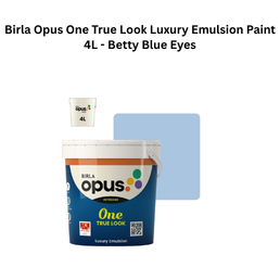 Birla Opus One True Look Luxury Emulsion Paint 4L - Betty Blue Eyes