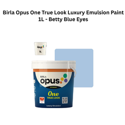 Birla Opus One True Look Luxury Emulsion Paint 1L - Betty Blue Eyes