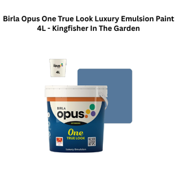 Birla Opus One True Look Luxury Emulsion Paint 4L - Kingfisher In The Garden