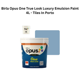 Birla Opus One True Look Luxury Emulsion Paint 4L - Tiles In Porto