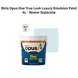 Birla Opus One True Look Luxury Emulsion Paint 4L - Winter Stalactite