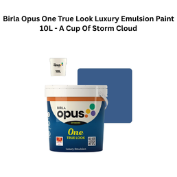 Birla Opus One True Look Luxury Emulsion Paint 10L - A Cup Of Storm Cloud