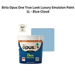 Birla Opus One True Look Luxury Emulsion Paint 1L - Blue Cloud