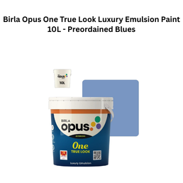 Birla Opus One True Look Luxury Emulsion Paint 10L - Preordained Blues